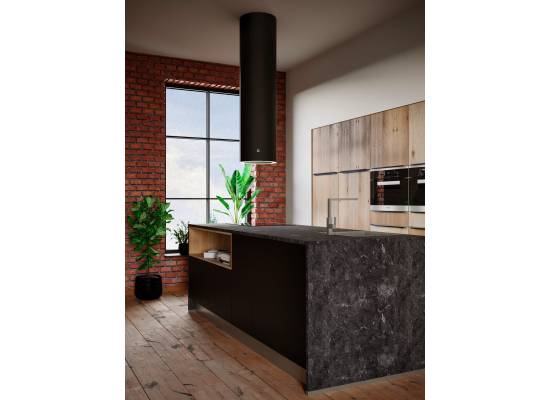 _RABAT_ | Okap wyspowy CIARKO DESIGN TUBUS W LONG 38 black | 670 m3/h (CDW3801CL) _RABAT_ | Okap wyspowy CIARKO DESIGN TUBUS W LONG 38 black | 670 m3/h (CDW3801CL)