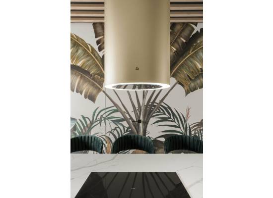 _RABAT_ | Okap wyspowy CIARKO DESIGN TUBUS W 38 inox | 670 m3/h (CDW3801I)