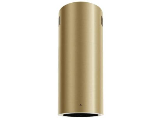 _RABAT_ | Okap wyspowy CIARKO DESIGN TUBUS W 38 gold steel | 670 m3/h (CDW3801GS)