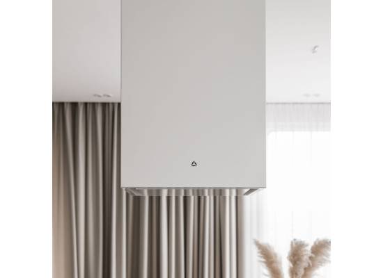 _RABAT_ | Okap wyspowy CIARKO DESIGN CUBE W 40 black | 680 m3/h (CDW4001C)