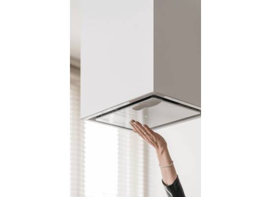 _RABAT_ | Okap wyspowy CIARKO DESIGN CUBE W 40 inox | 680 m3/h (CDW4001I)