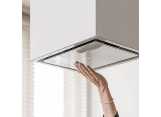 _RABAT_ | Okap wyspowy CIARKO DESIGN CUBE W 40 inox | 680 m3/h (CDW4001I)