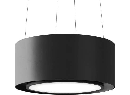 _RABAT_ | Okap wyspowy CIARKO DESIGN PIU LIGHT 60 black | 460 m3/h (CDW6002C)