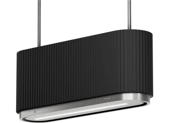 _RABAT_ | Okap wyspowy CIARKO DESIGN MONO W 90 black | 550 m3/h (CDW9001B)