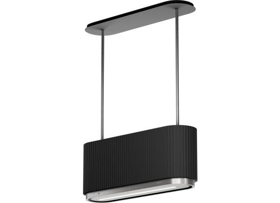 _RABAT_ | Okap wyspowy CIARKO DESIGN MONO W 90 black | 550 m3/h (CDW9001B)