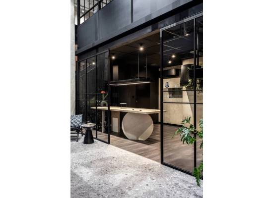 _RABAT_ | Okap wyspowy CIARKO DESIGN MINIMAL 2 black 180 (bez haczyków) | 675 m3/h (CDW1802C)