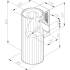 _RABAT_ | Okap przyścienny CIARKO DESIGN ROTO 38 white | 670 m3/h (CDP3803B)