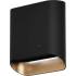 _RABAT_ | Okap przyścienny CIARKO DESIGN SIMPLE 60 black + gold | 650 m3/h (CDP6002B/G)