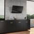 _RABAT_ | Okap przyścienny CIARKO DESIGN TRIO 90 black + black | 550 m3/h (CDP9001CC)