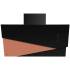 _RABAT_ | Okap przyścienny CIARKO DESIGN TRIO 90 black + rose gold | 550 m3/h (CDP9001CZ)