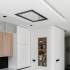 _RABAT_ | Okap sufitowy CIARKO DESIGN SU LIGHT 90x60 black | 750 m3/h (CDS9001B)