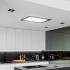 _RABAT_ | Okap sufitowy CIARKO DESIGN SU LIGHT 90x60 inox + white | 750 m3/h (CDS9001IB)