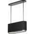_RABAT_ | Okap wyspowy CIARKO DESIGN MONO W 90 black | 550 m3/h (CDW9001B)