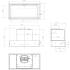 _RABAT_ | Okap do zabudowy CIARKO DESIGN SU MINI 60 white | 680 m3/h (CDZ6001B)