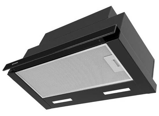 Okap CIARKO SL-TD 60 CZARNY - NOWY MODEL, OŚWIETLENIE LED