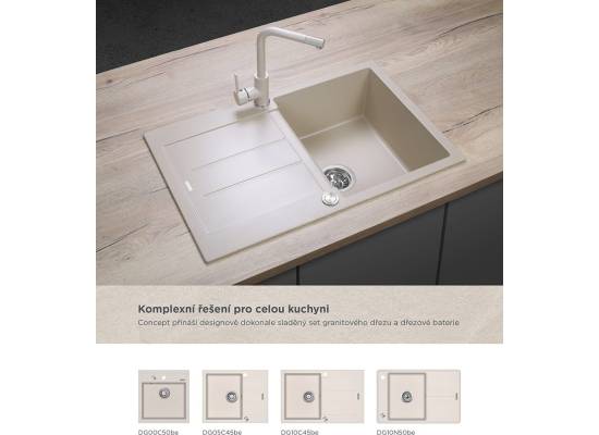 Bateria CONCEPT BEŻOWA BDG4327be
