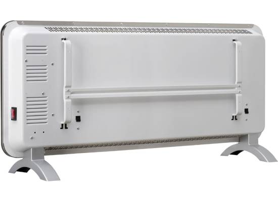 Konwektor elektryczny CONCEPT szkło hart. LED pilot 1000/2000W biały KS4000