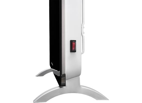 Konwektor elektryczny CONCEPT szkło hart. LED pilot 1000/2000W czarny KS4010