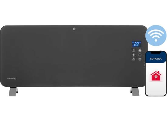 Konwektor elektryczny CONCEPT SMART KS4100 szkło hart. LED pilot 1000/2000W