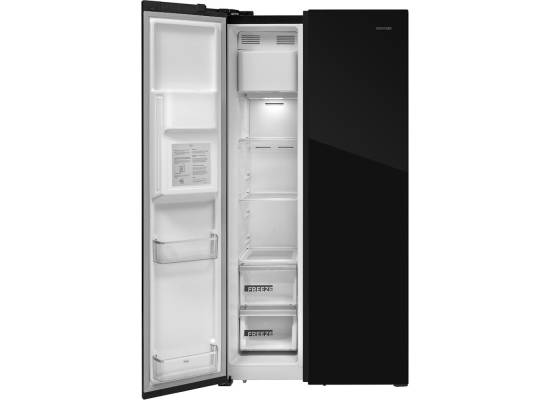Lodówka CONCEPT SbS BLACK LA7691bc