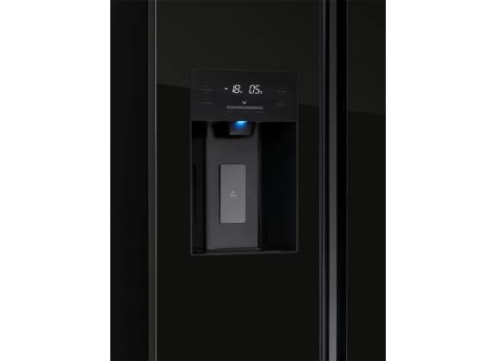 Lodówka CONCEPT SbS BLACK LA7691bc