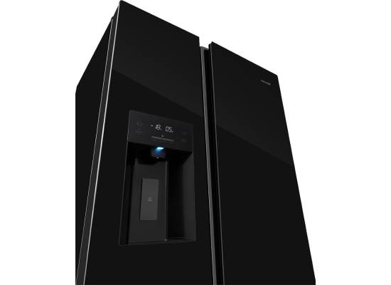 Lodówka CONCEPT SbS BLACK LA7691bc