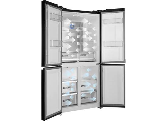 Lodówka CONCEPT Multidoor Quattro BLACK LA8383bc