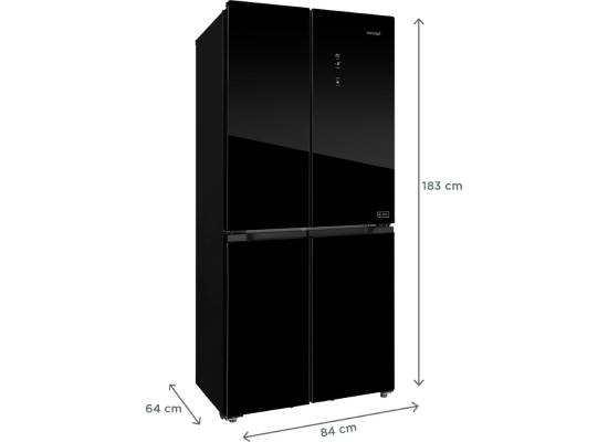 Lodówka CONCEPT Multidoor Quattro BLACK LA8383bc