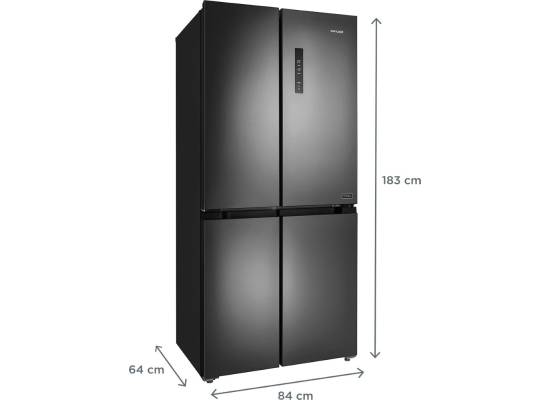 Lodówka CONCEPT Multidoor Quattro TITANIA LA8383ds