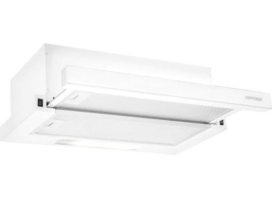Okap teleskopowy CONCEPT OPV3560 WH linia WHITE