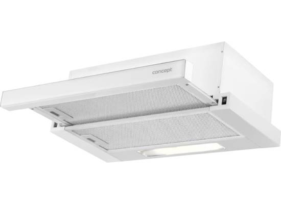 Okap teleskopowy CONCEPT OPV3560 WH linia WHITE