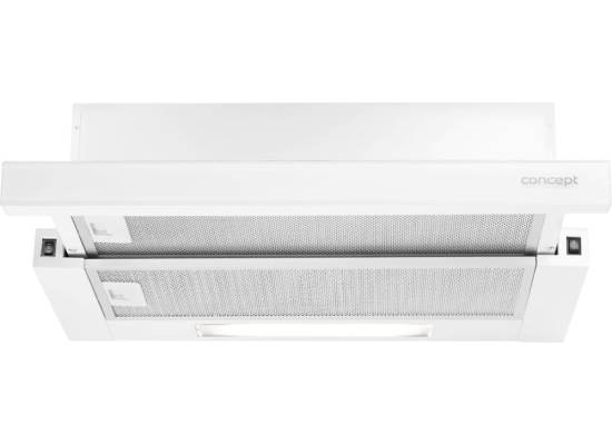 Okap teleskopowy CONCEPT OPV3560 WH linia WHITE