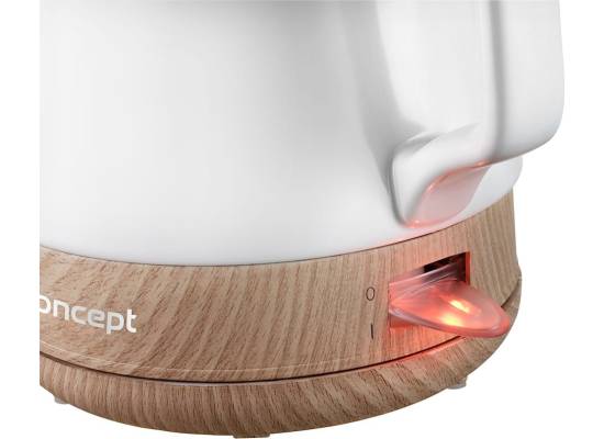 Czajnik elektryczny CONCEPT ceramiczny 1,0 l, biały RK0060