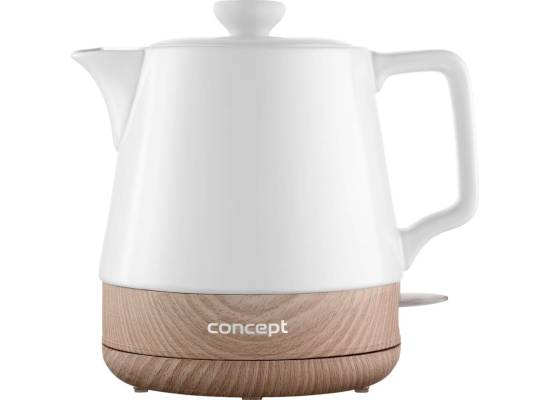Czajnik elektryczny CONCEPT ceramiczny 1,0 l, biały RK0060
