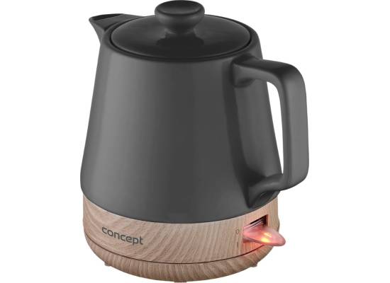 Czajnik elektryczny CONCEPT ceramiczny 1,0 l, antracyt RK0062
