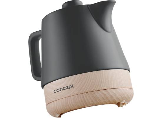 Czajnik elektryczny CONCEPT ceramiczny 1,0 l, antracyt RK0062