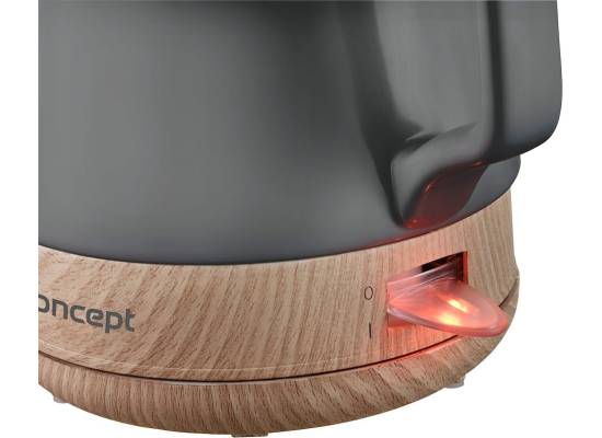 Czajnik elektryczny CONCEPT ceramiczny 1,0 l, antracyt RK0062