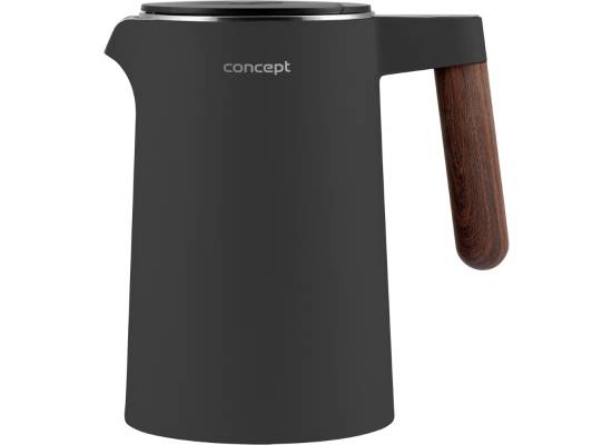 Czajnik elektryczny CONCEPT z regulacją temperatury NORWOOD, ciemny szary RK3305 | 1,5 l