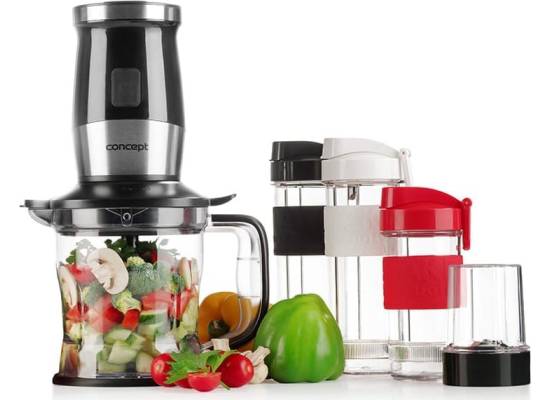 Smoothie maker + chopper + młynek CONCEPT SM3390 | 700 W butelki 2 x 570 ml + 400 ml