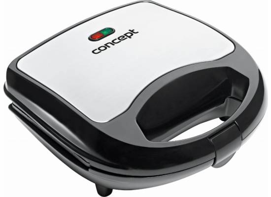 Opiekacz do kanapek CONCEPT kwadrat stal nierdzewna + czern700 W SV3031 | 700 W