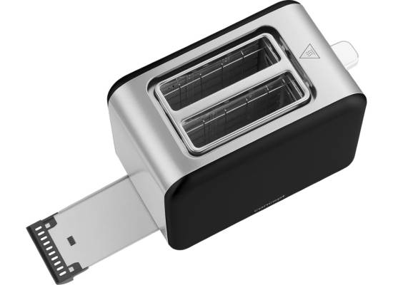 Toster CONCEPT BLACK stal nierdzewna TE2052