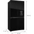 Lodówka CONCEPT Multidoor Quattro BLACK LA8891bc