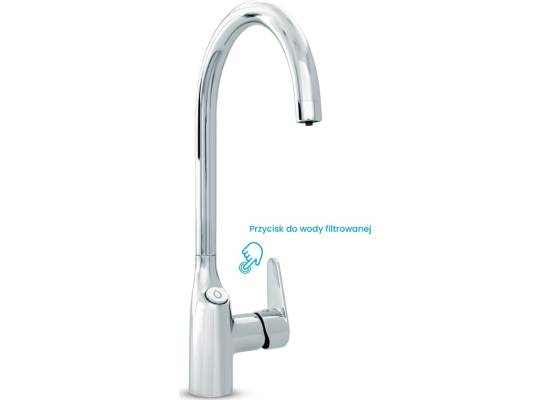 Zestaw filtrujący DAFI bateria COMO chrom + system FLOW COMFORT D1 z filtrem D1