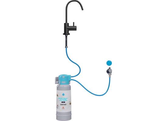 Zestaw filtrujący DAFI kranik do wody ALTO czarny + system FLOW COMFORT D1 z filtrem D1