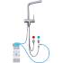 Zestaw filtrujący DAFI bateria HERO LED chrom + system FLOW COMFORT D1 z filtrem D1