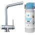 Zestaw filtrujący DAFI bateria HERO LED chrom + system FLOW COMFORT D1 z filtrem D1