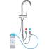 Zestaw filtrujący DAFI bateria VITO LED chrom + system FLOW COMFORT D1 z filtrem D1