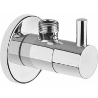 DEANTE ZAWÓR KĄTOWY OZDOBNY Z GŁOWICĄ CERAMICZNĄ OKRĄGŁY Z FILTREM 1/2 - 3/8