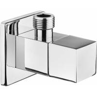 DEANTE ZAWÓR KĄTOWY OZDOBNY Z GŁOWICĄ CERAMICZNĄ KWADRATOWY Z FILTREM 1/2 - 3/8