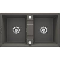 DEANTE ZQE_T203 ZLEW.ERIDAN ANTRACYT MET.GRAN 2K B/O 860x500x220, 3,5"+SPACE SAVER LUX - NOWOŚĆ